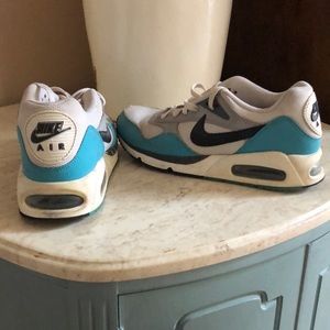 Blue and white Nike’s
